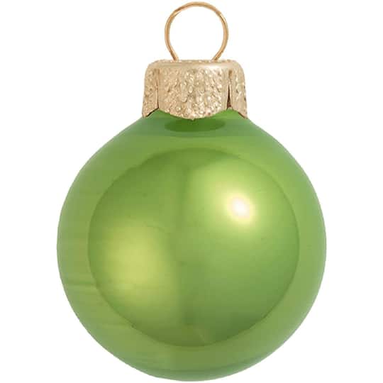 Whitehurst 28ct. 2&#x22; Pearl Glass Ball Ornaments